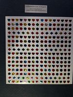 Holografische stickers 15 X 15 cm Figuurtjes klein gekleurd